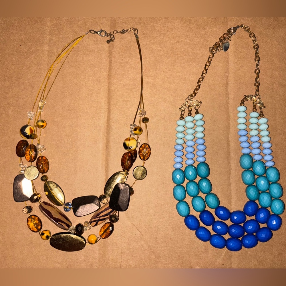 Elegant Multicolor Beaded Necklace Set
